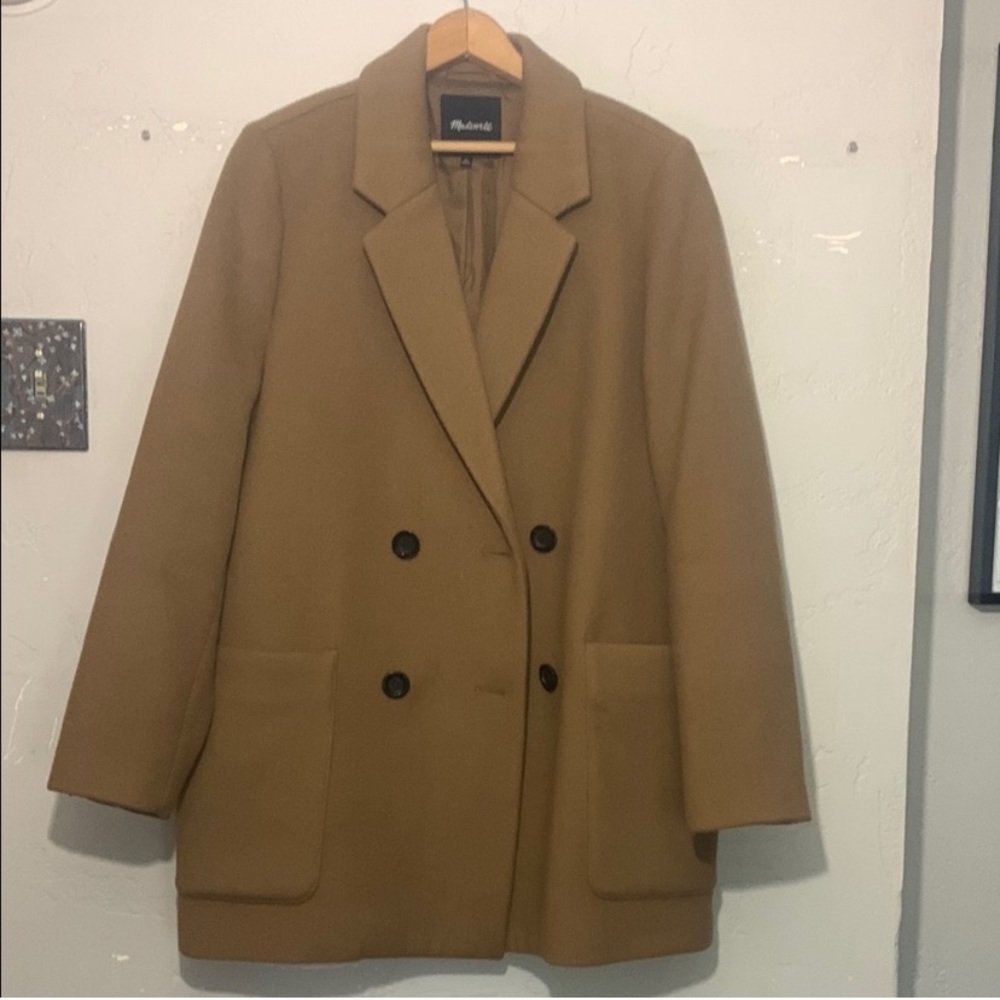 Madewell Double-Breasted Tan Coat - Picture 4 of 4